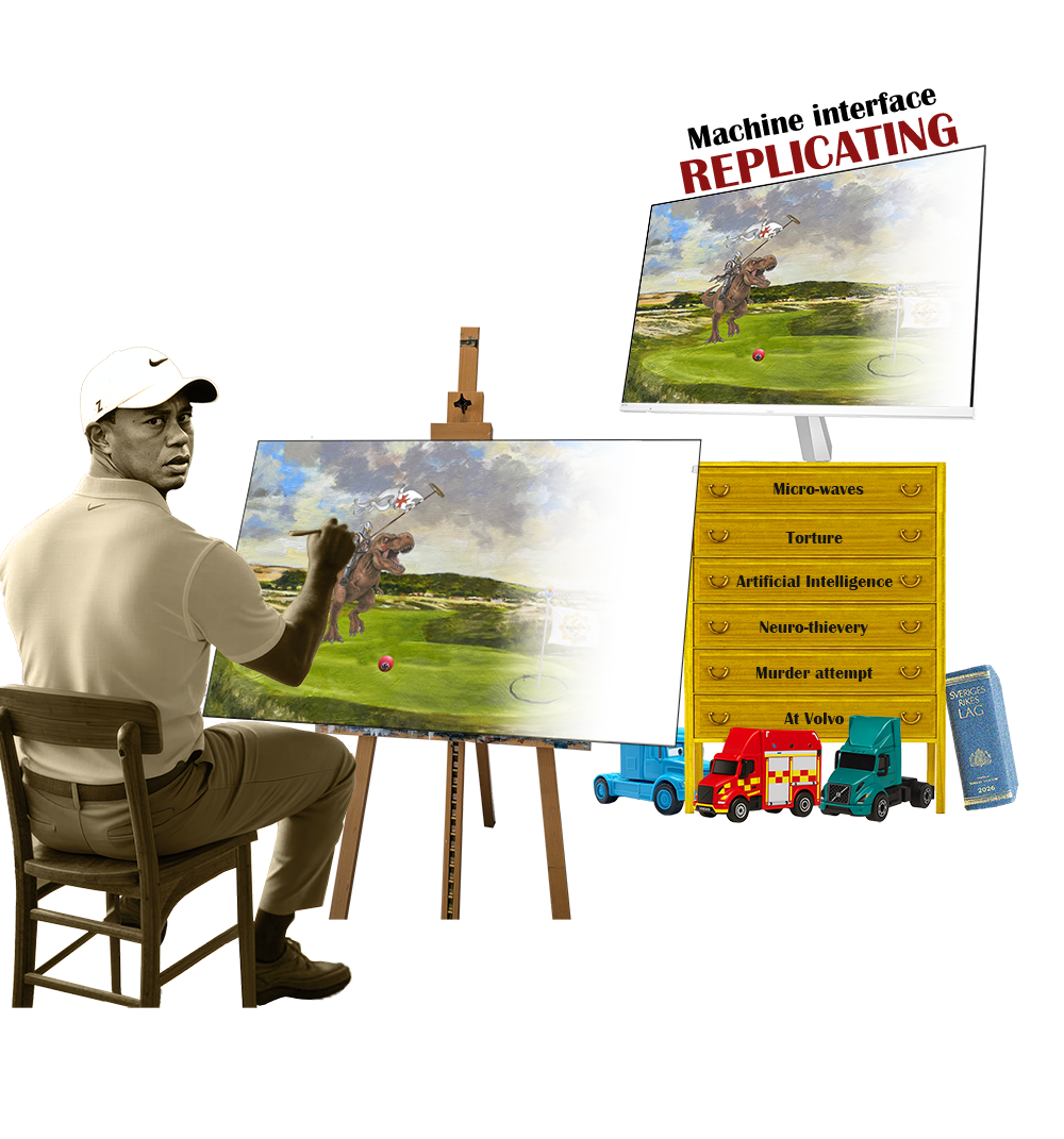 Tiger Woods painting